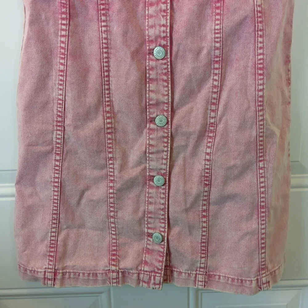 GAP length denim distressed